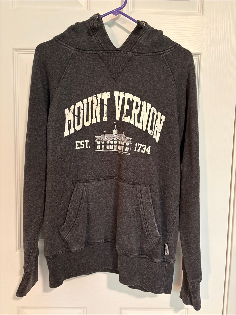 Women's Charcoal Hooded Sweatshirt